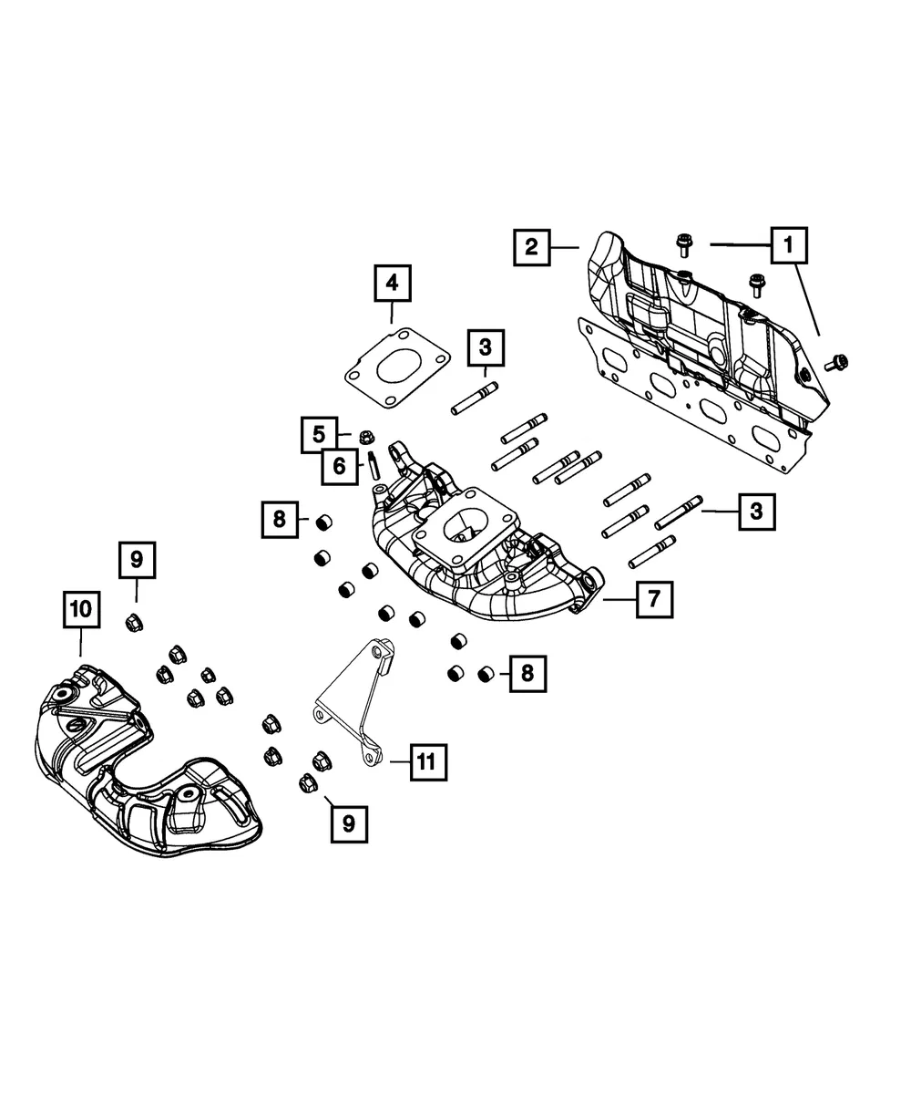 Engine Mount Bracket - Mopar (68429604aa)