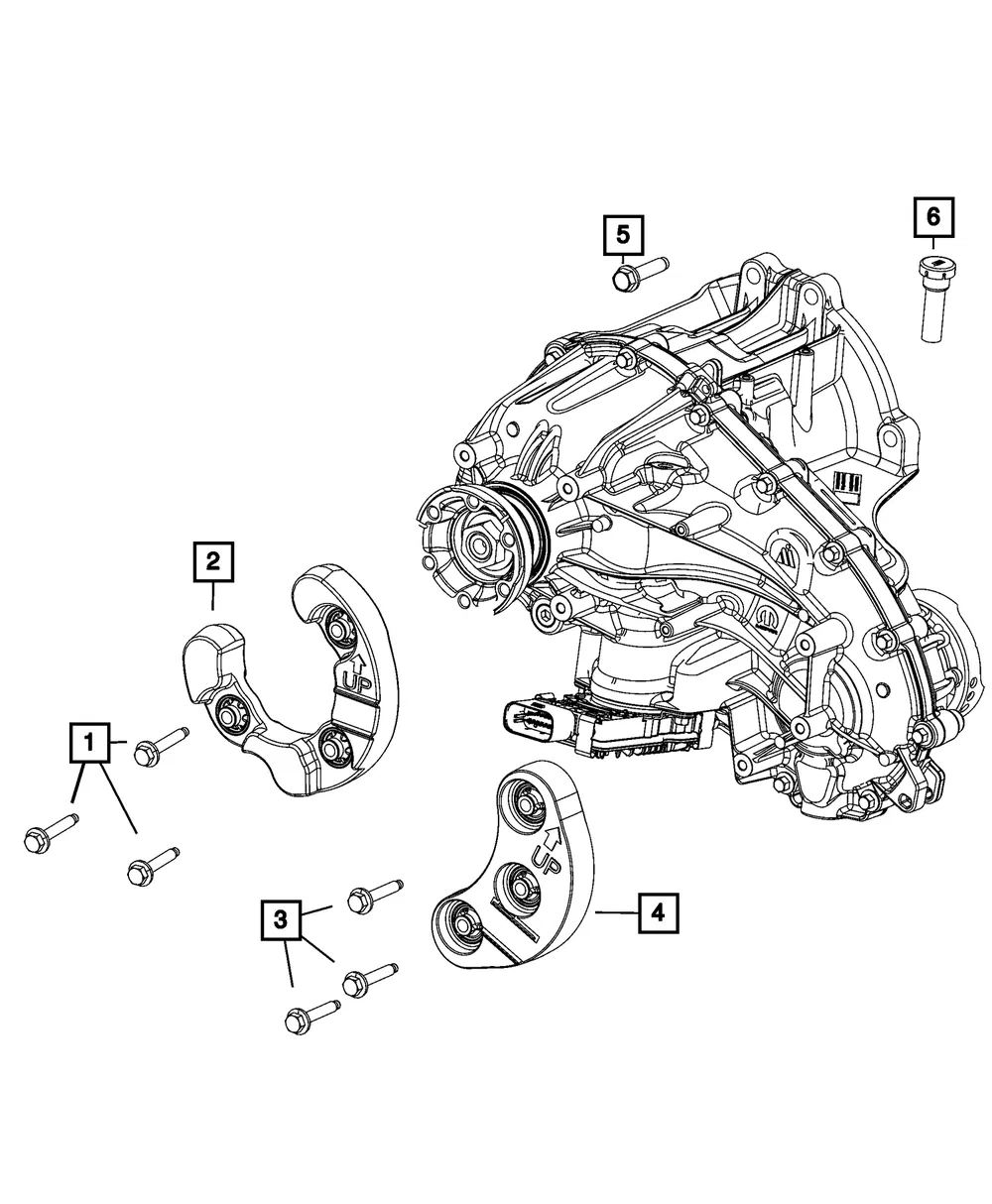 Transfer Case Damper - Mopar (68433225ab) - view 4
