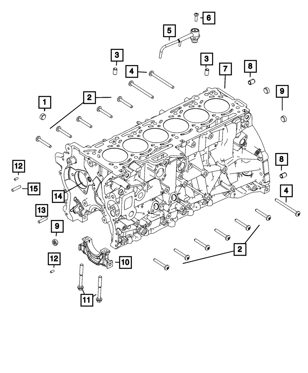 Piston Oil Cooler Jet - Mopar (68437905AF)