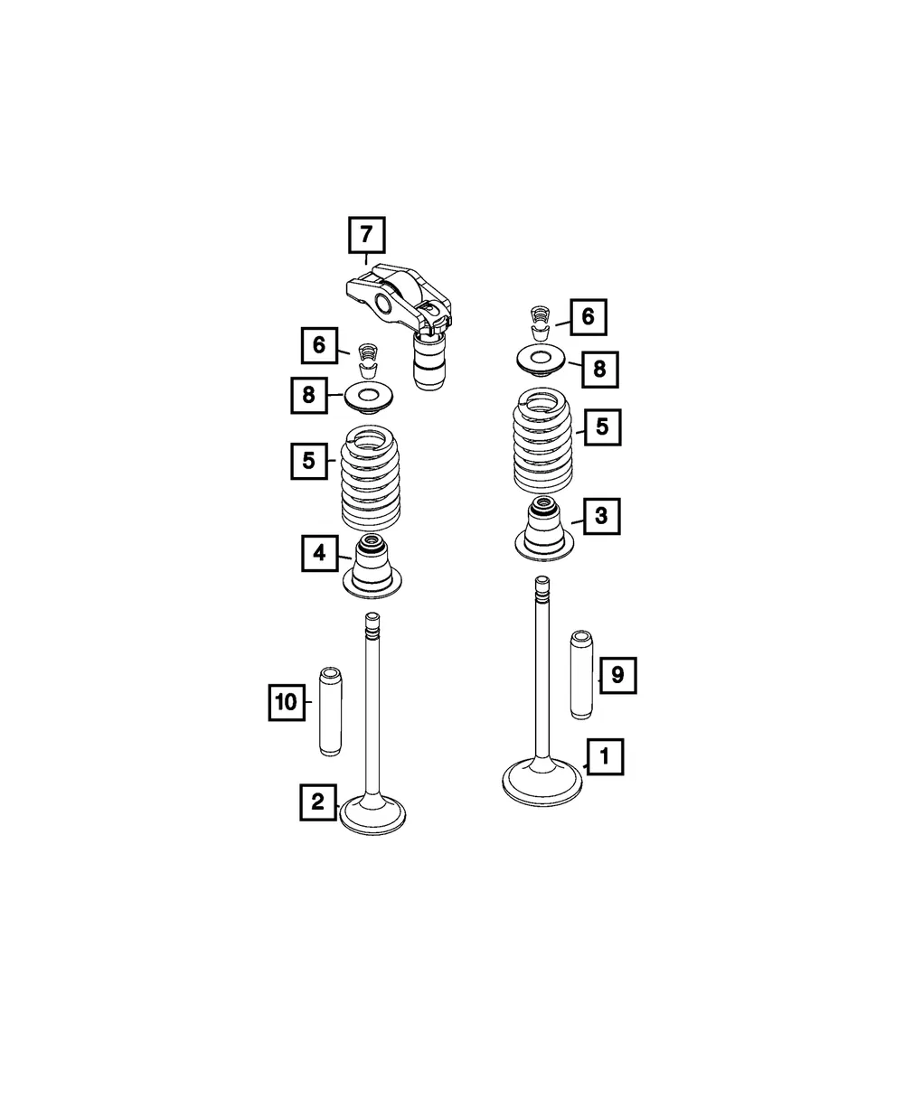 Engine Intake Valve - Mopar (68439897aa)