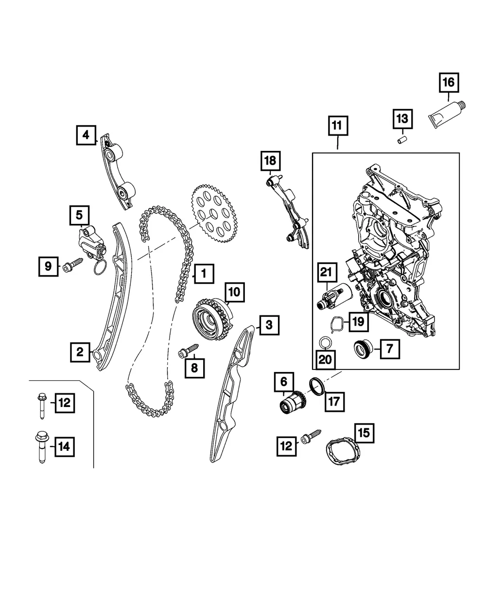 Timing Chain Guide - Mopar (68440257aa)