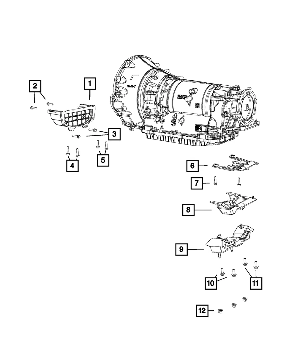 Transmission Mount Bracket - Mopar (68441339ab)