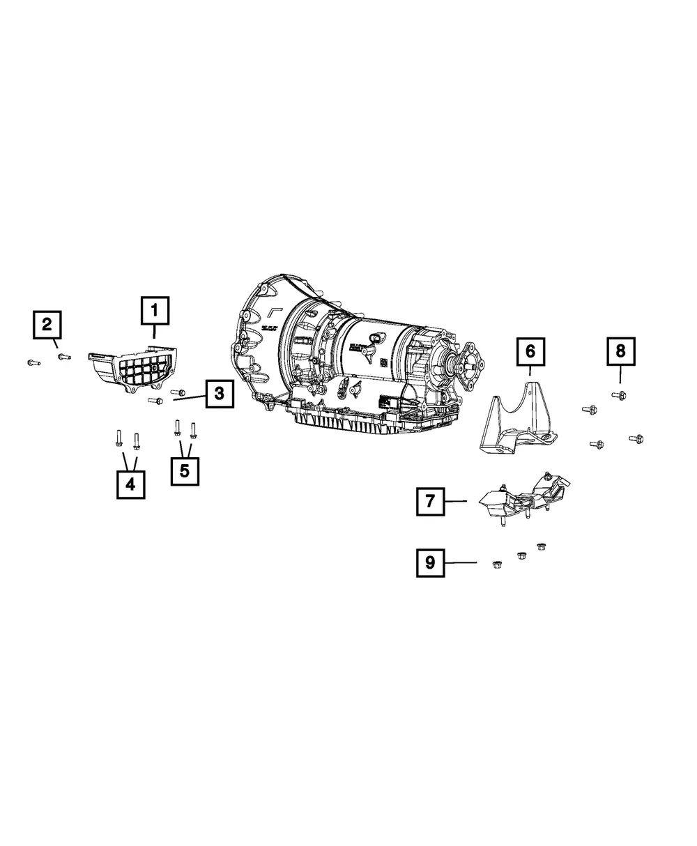 Transmission Mount Bracket - Mopar (68441341ab)