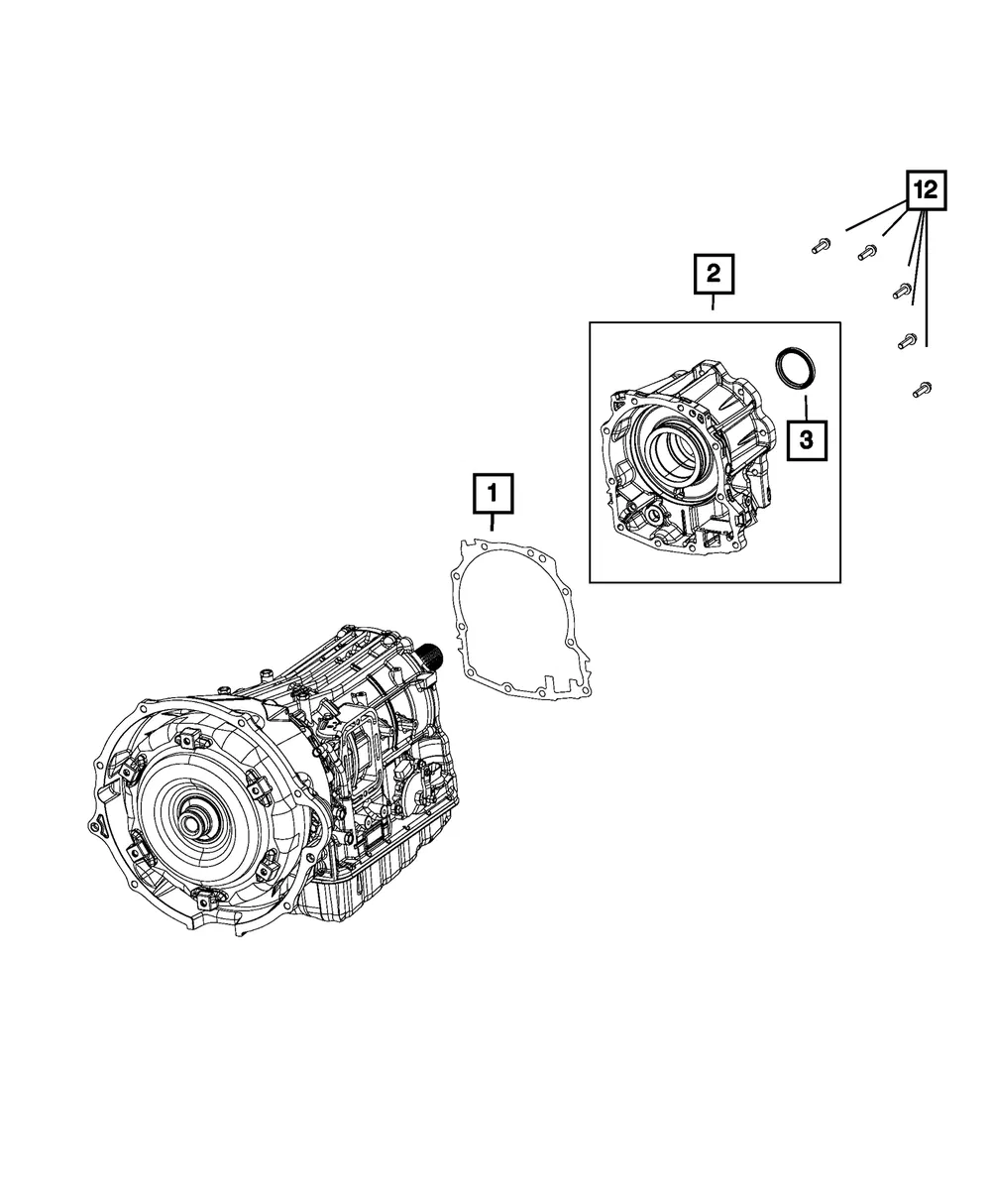 Transmission Adapter - Mopar (68445804aa) - view 4