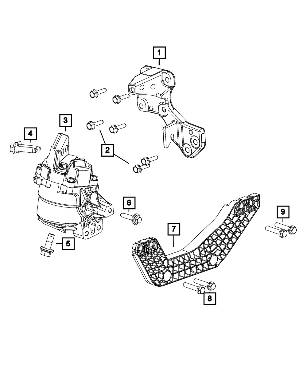 Engine Mount Isolator - Mopar (68449050AB) - view 4