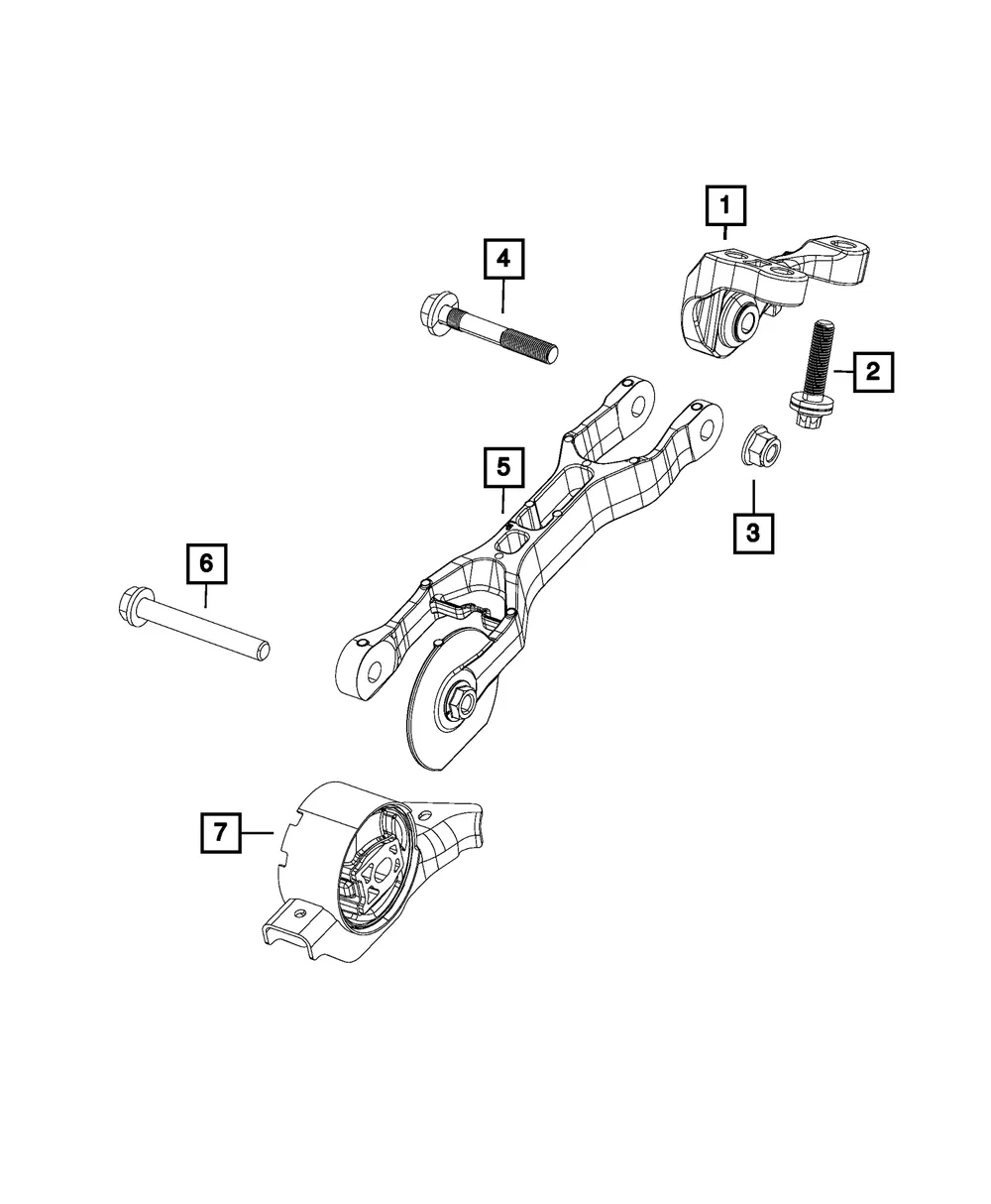 Engine Mount Bracket - Mopar (68454919ab) - view 9