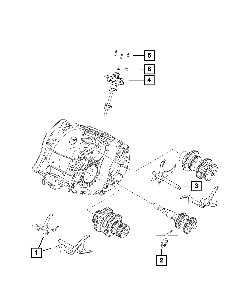 Transmission Fork - Mopar (68458466aa)