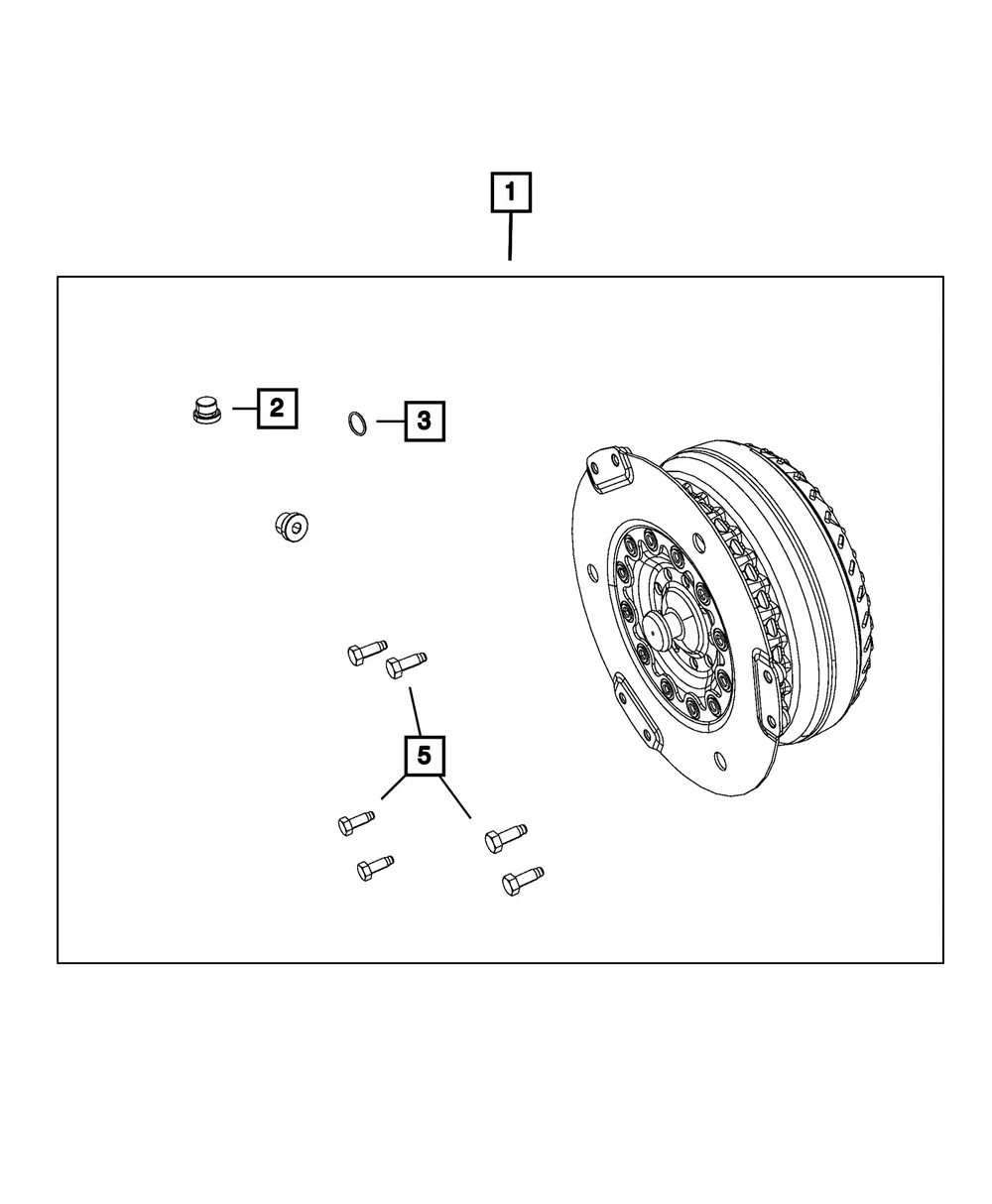 Torque Converter Kit - Mopar (68466765aa)