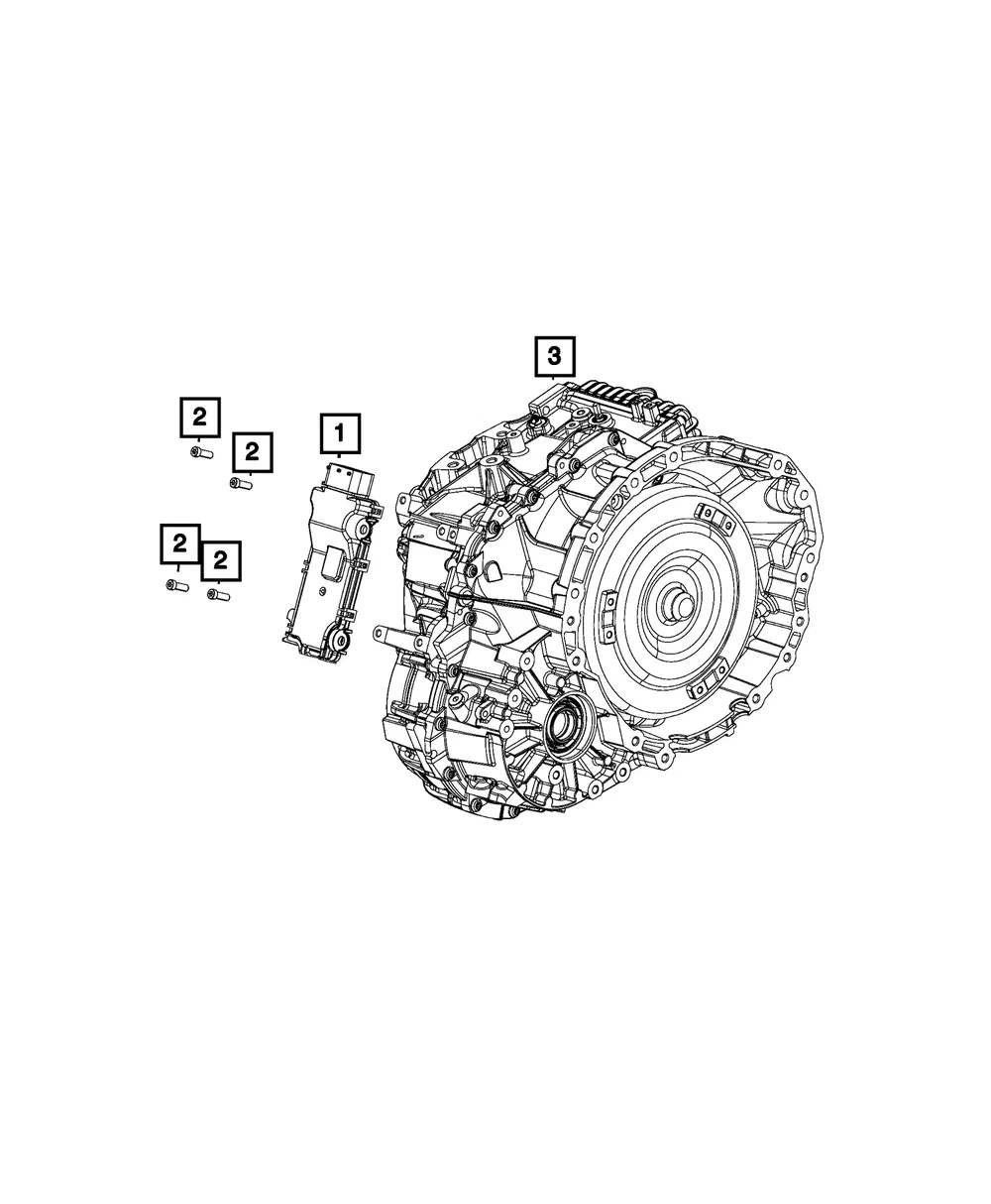 Transmission Control Module - Mopar (68467809aa) - view 4