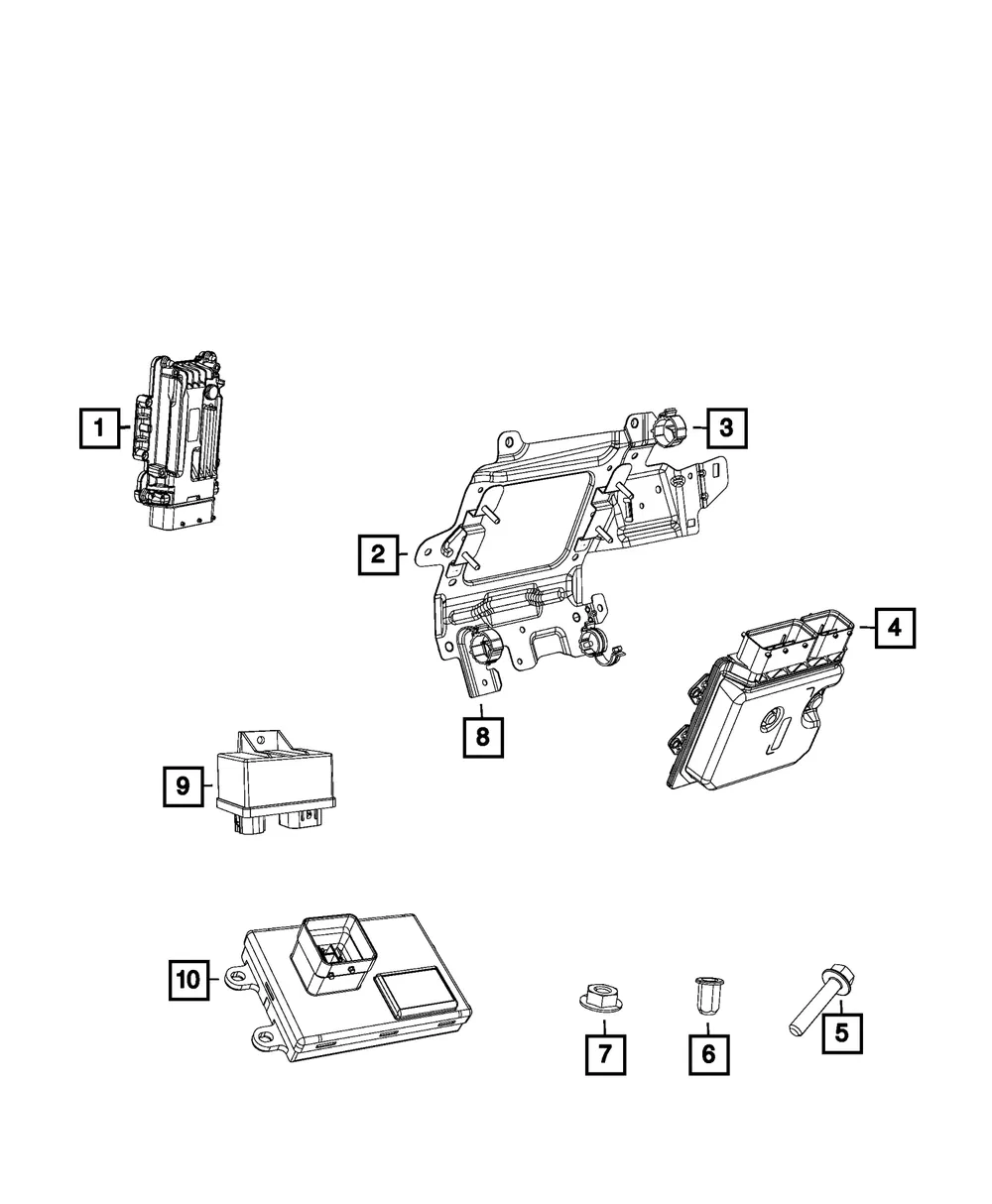 Transmission Control Module - Mopar (68467810aa)
