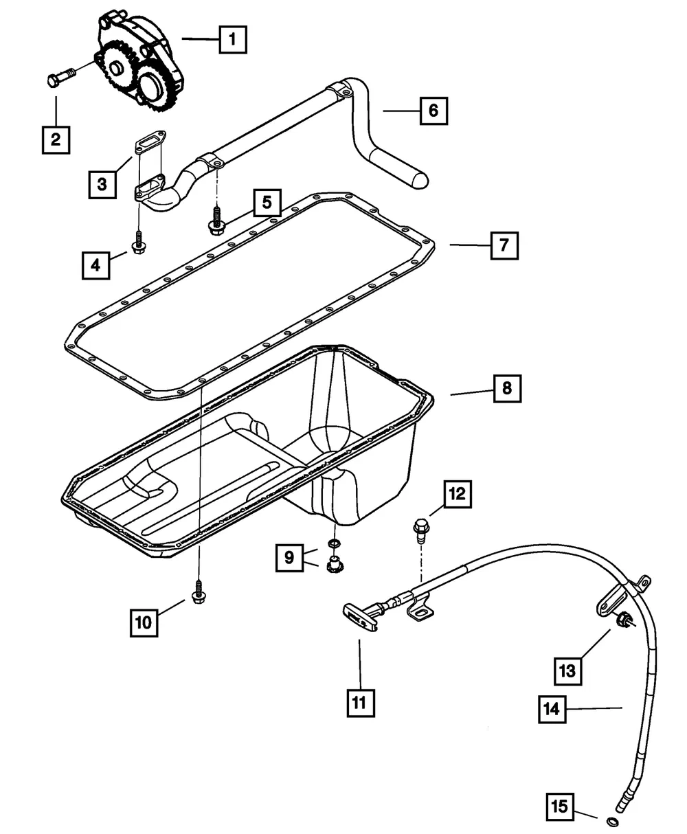 Engine Oil Pan - Mopar (68482549aa)