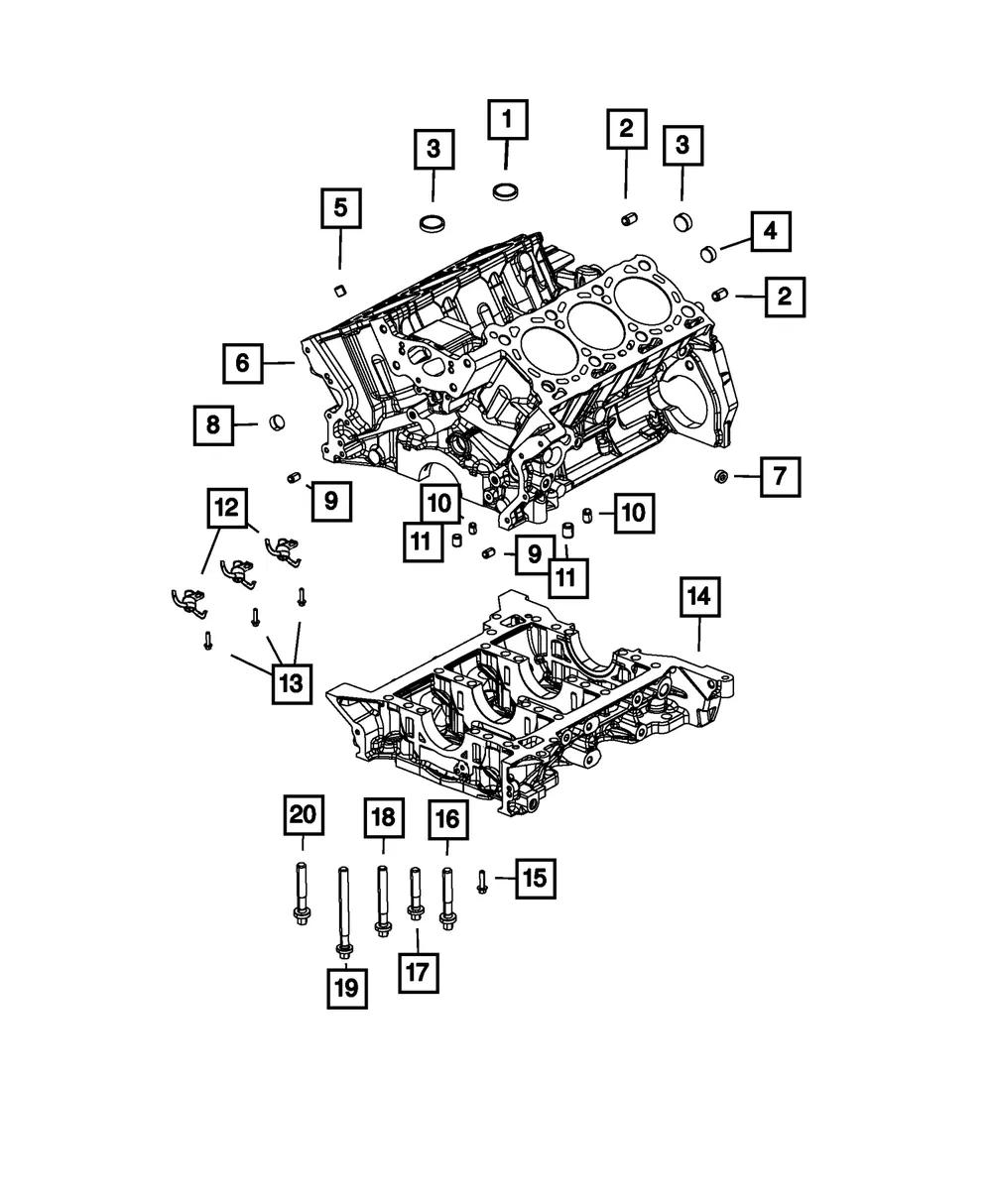 Piston Oil Cooler Jet - Mopar (68490012aa)