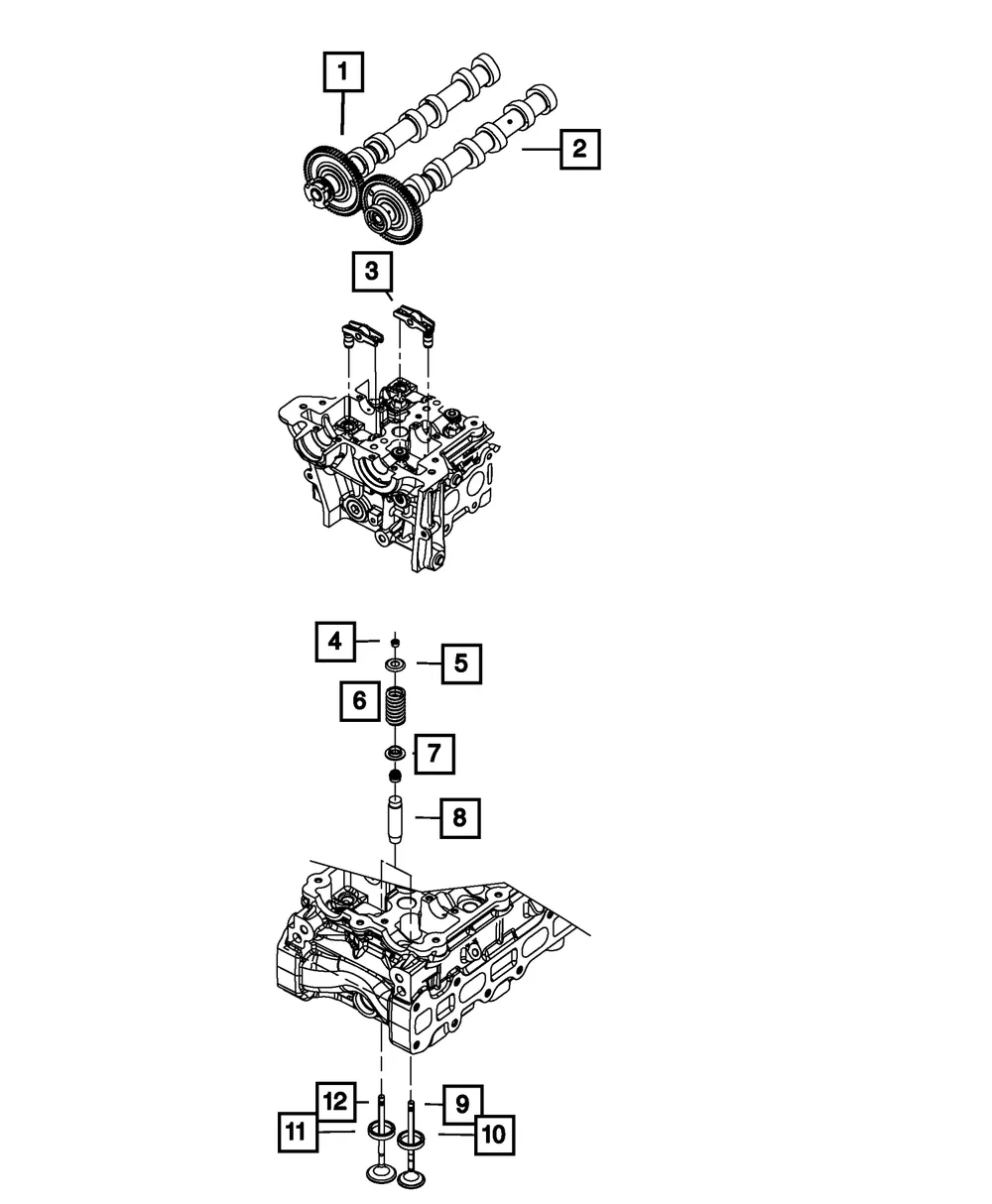 Engine Intake Valve - Mopar (68490016aa)