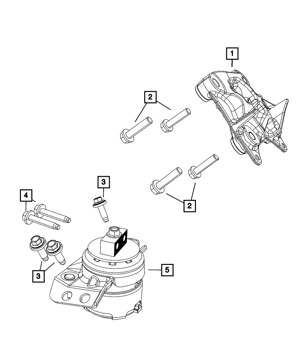 Engine Mount Bracket - Mopar (68490438aa) - view 4