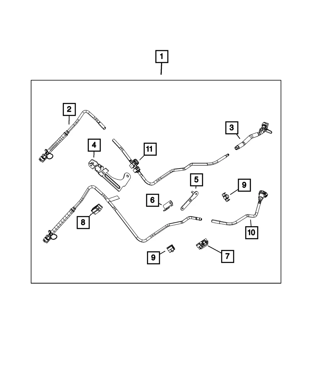Fuel Line Bundle - Mopar (68494192aa) - view 11