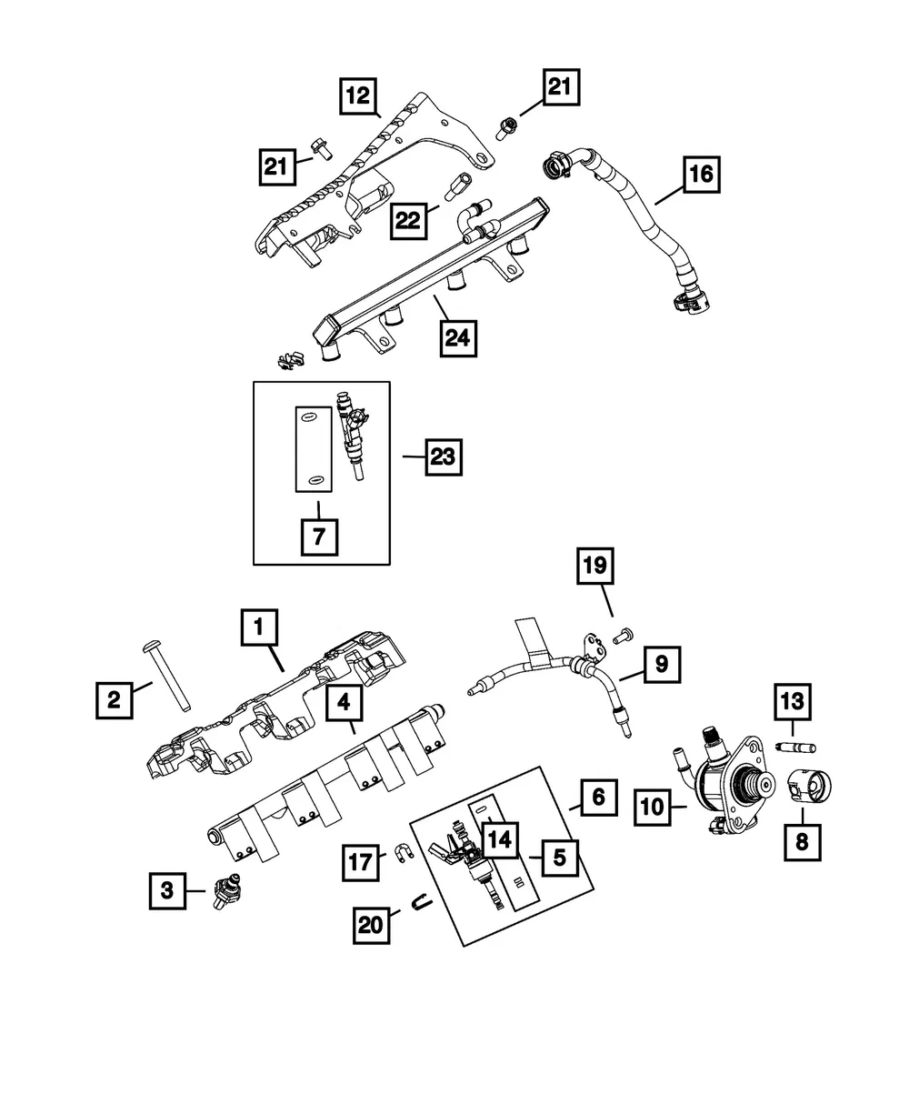 Fuel Injection Pump - Mopar (68502613AA)
