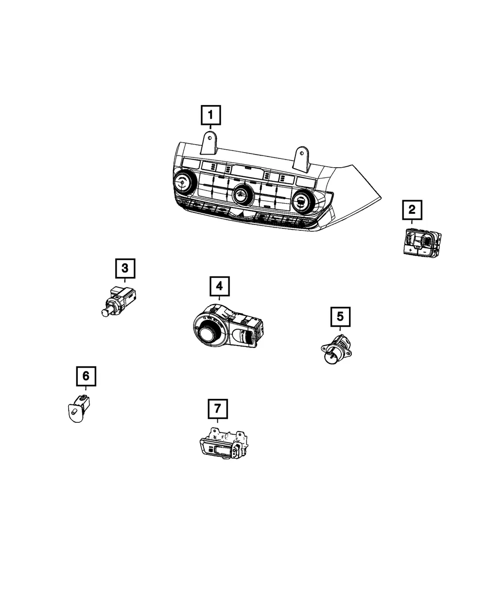Transfer Case Switch - Mopar (68507423ab) - view 4