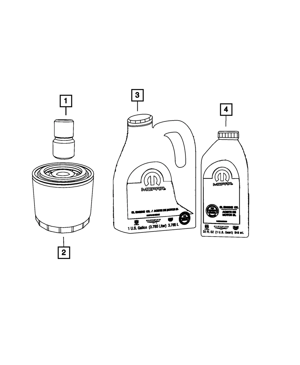 5w20 Engine Oil - Mopar (68518203aa)