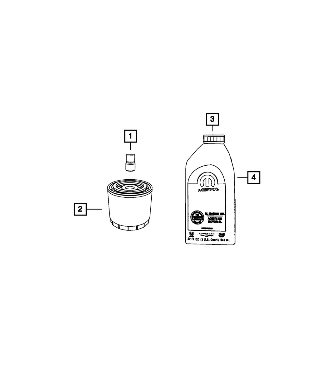 5w30 Engine Oil, Export - Mopar (68518204ga)