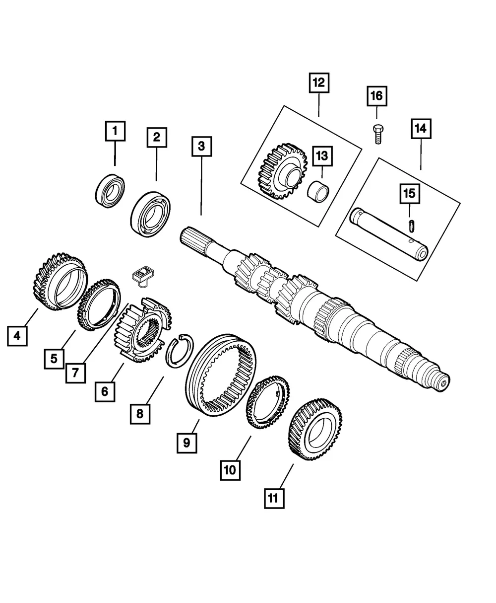 Transmission Seal - Mopar (68519402aa)