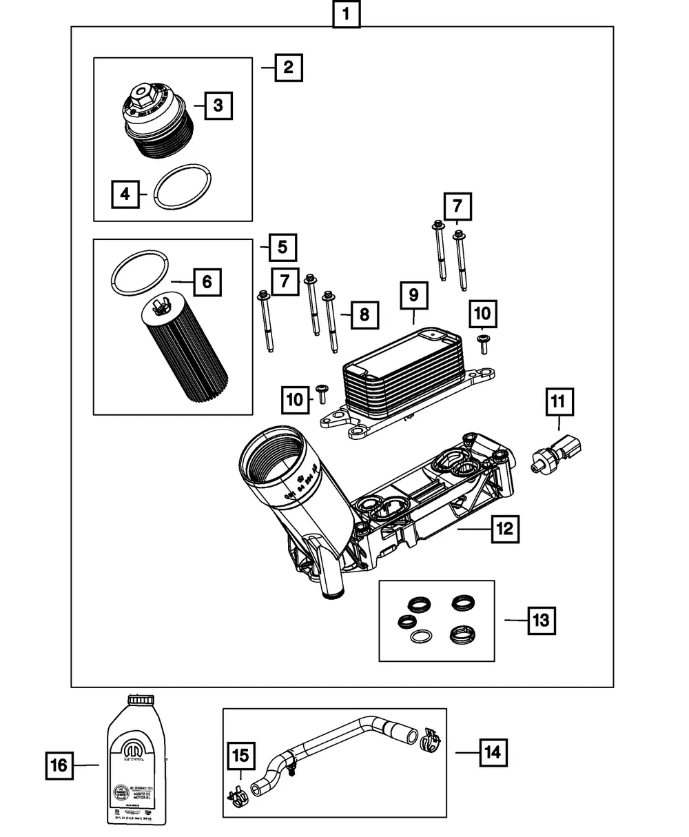 0w20 Engine Oil, Export - Mopar (68523994ga)