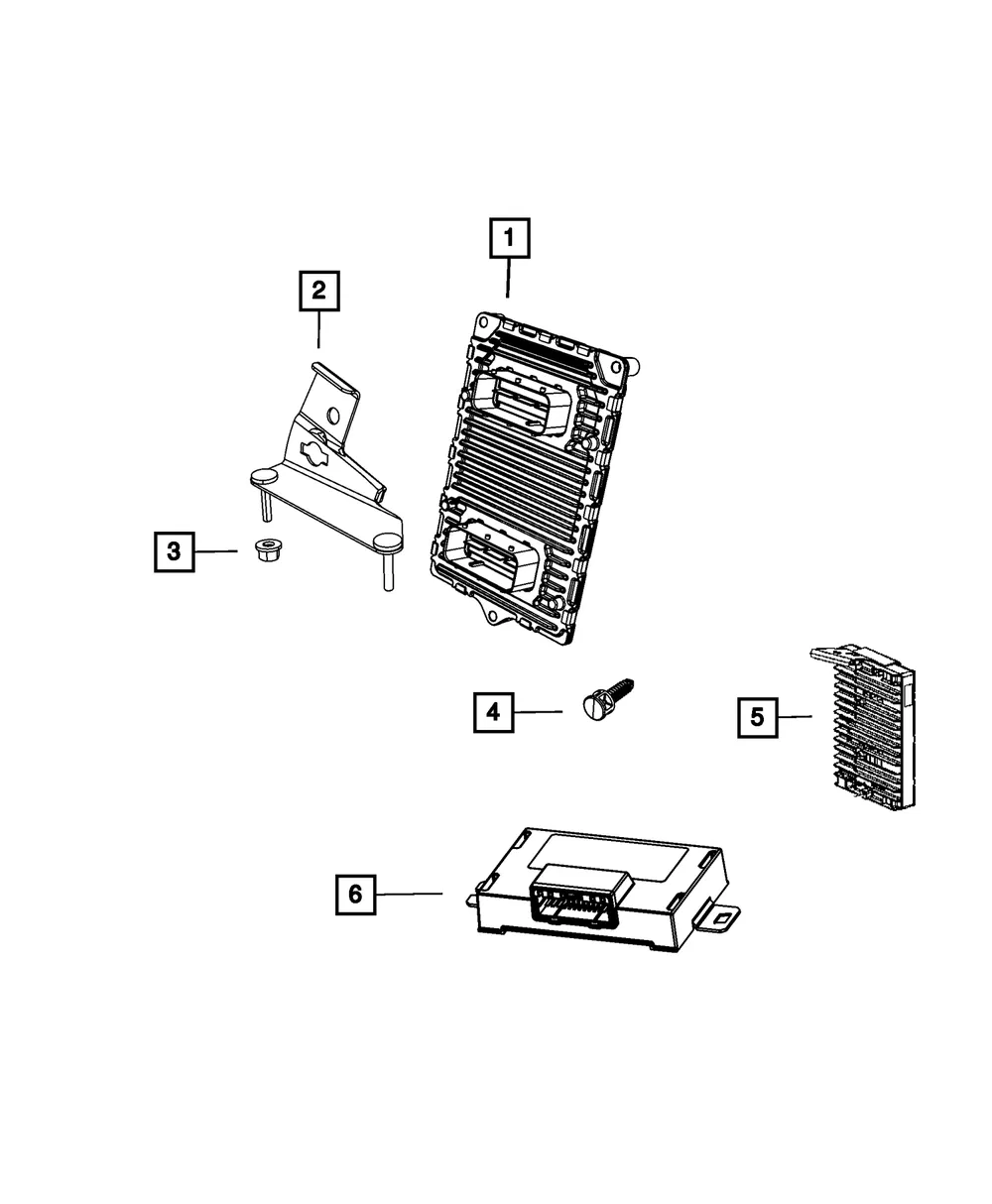 Transfer Case Control Module - Mopar (68528334ab)