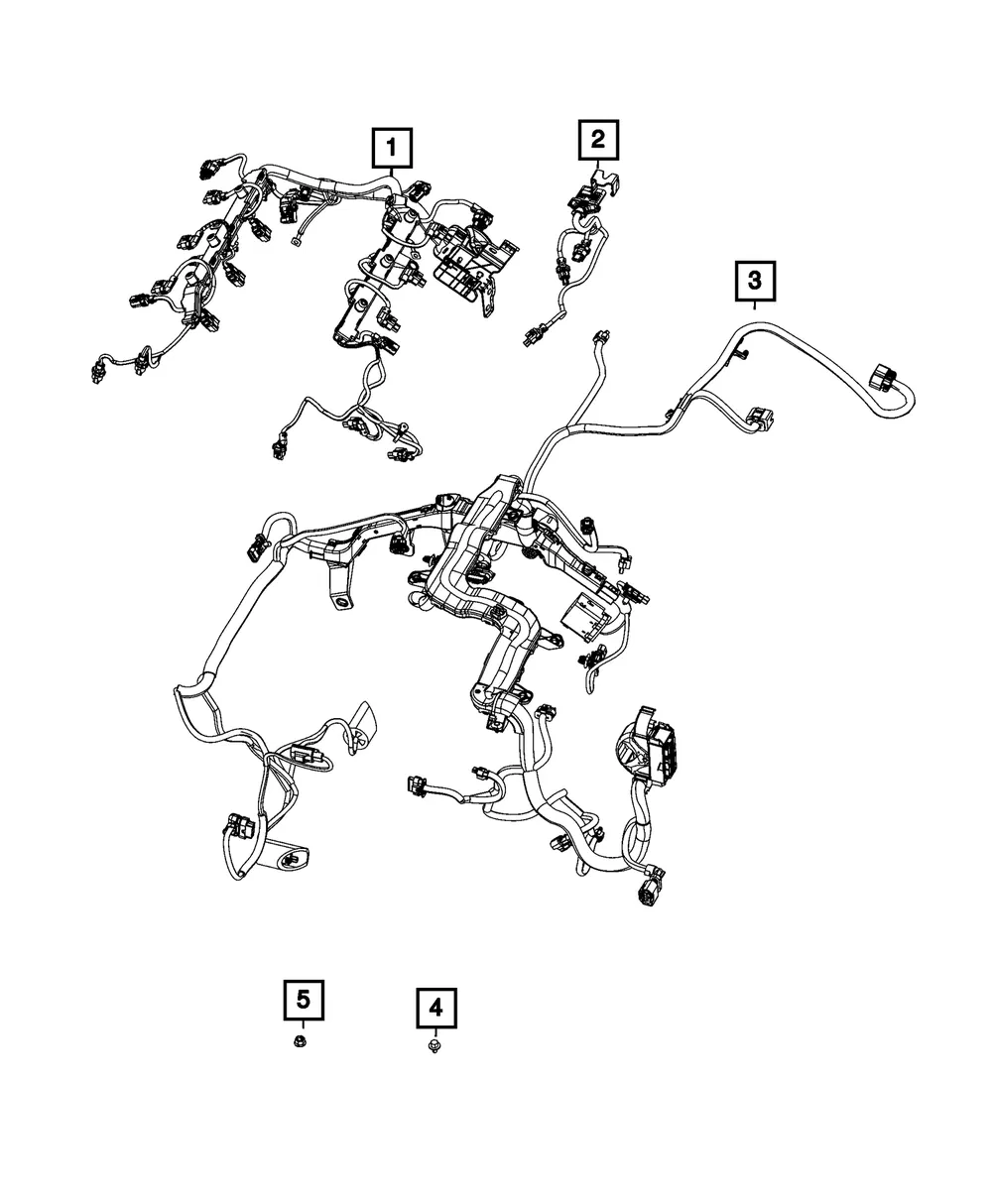 Engine And Transmission Wiring - Mopar (68530778AB)