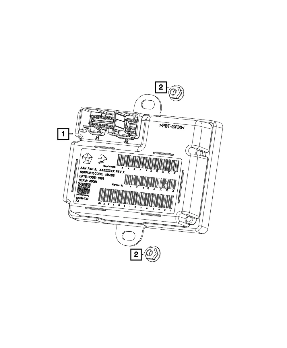 Transfer Case Control Module - Mopar (68533304aa)