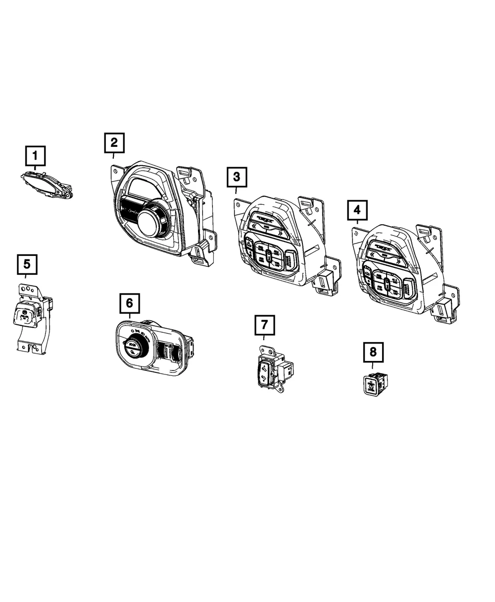 Transfer Case Switch - Mopar (68533394AB)