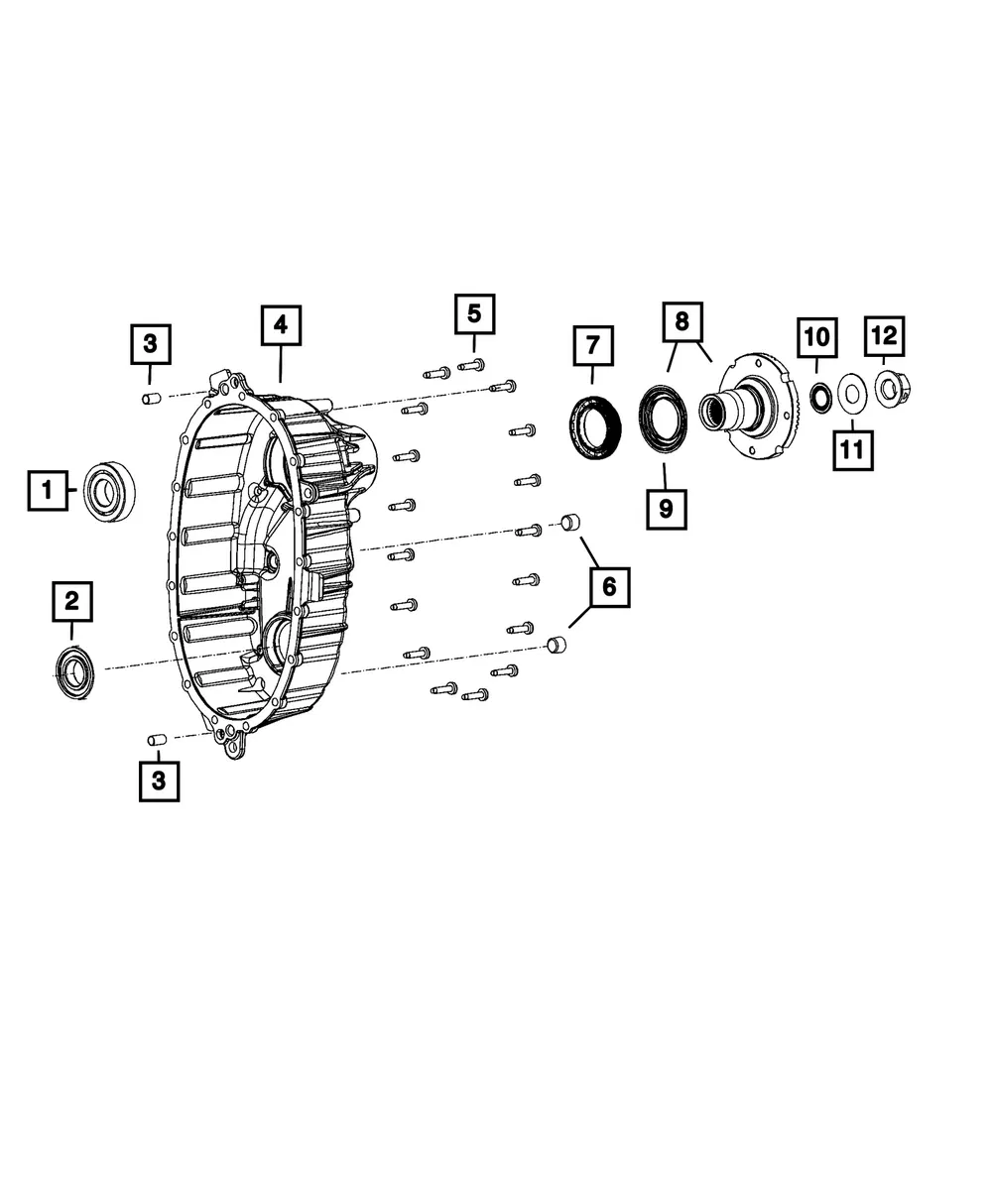 Transfer Case Flange - Mopar (68533579aa) - view 3