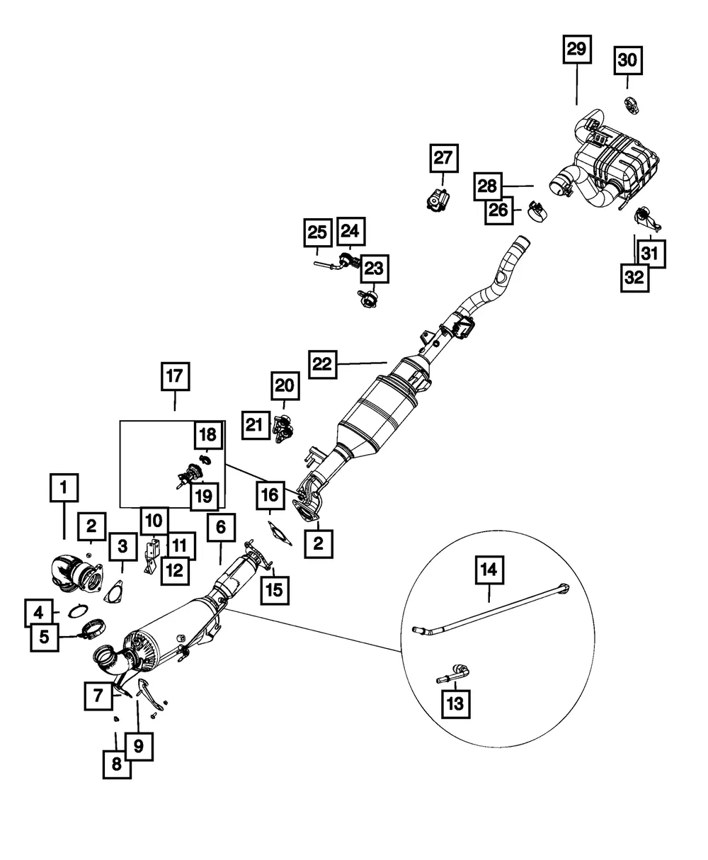 Catalytic Converter - Mopar (68534419aa)