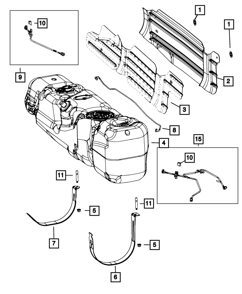 Fuel Tank - Mopar (68534615ab)