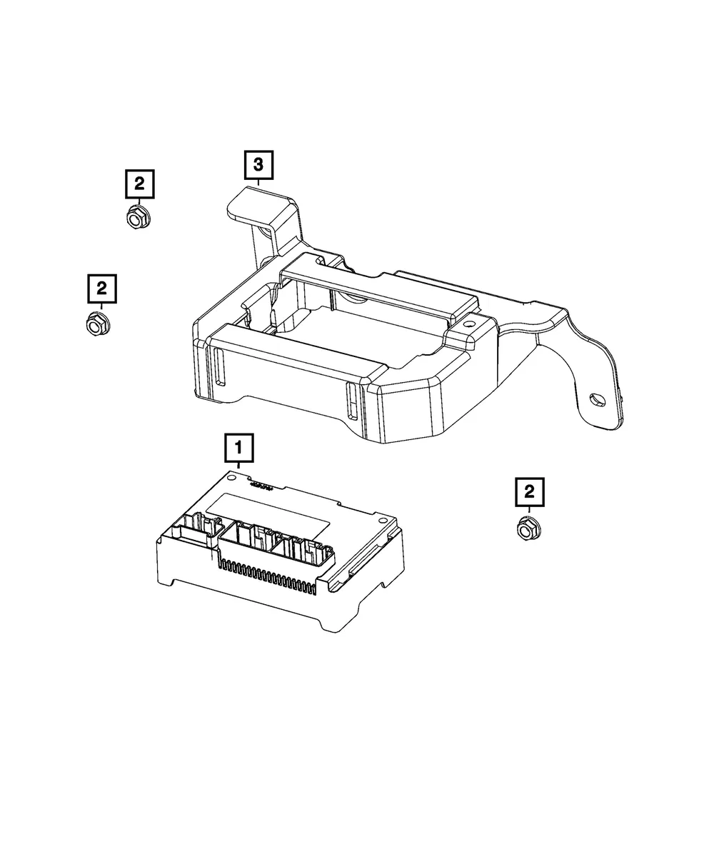 Transfer Case Control Module - Mopar (68534761AF)