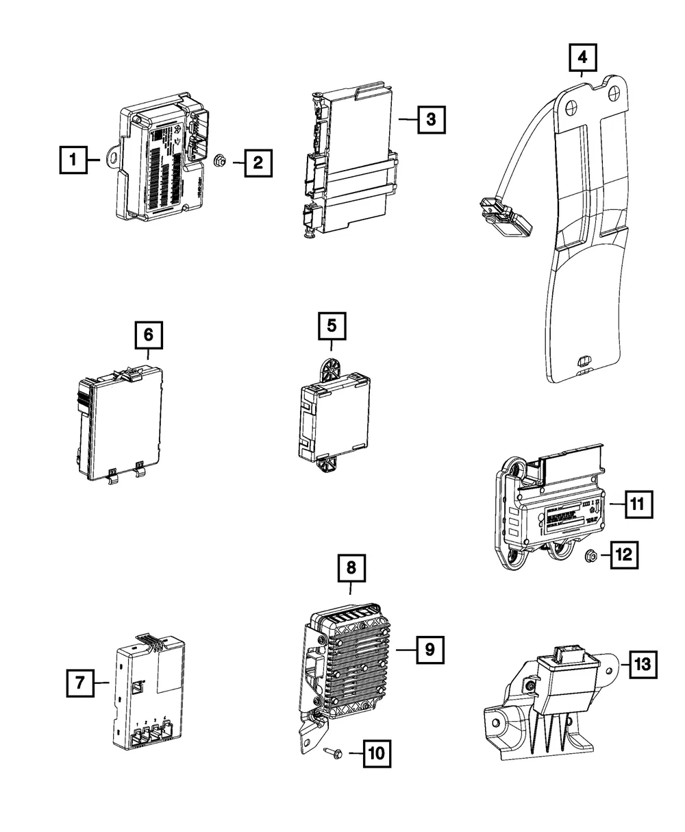 Transfer Case Control Module - Mopar (68540646aa) - view 4