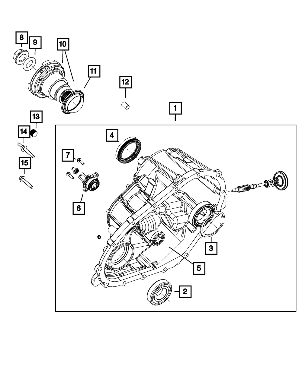 Transfer Case Position Sensor - Mopar (68545839aa)