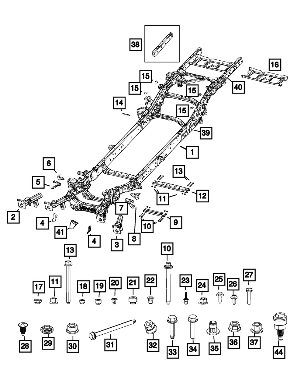 Engine Mount Bracket - Mopar (68550928AA)