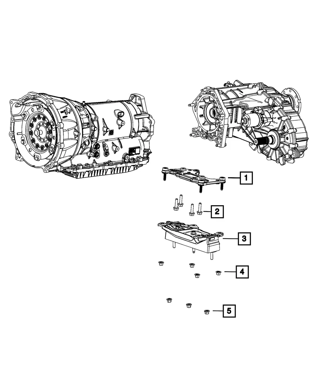 Transmission Mount - Mopar (68565083AC)