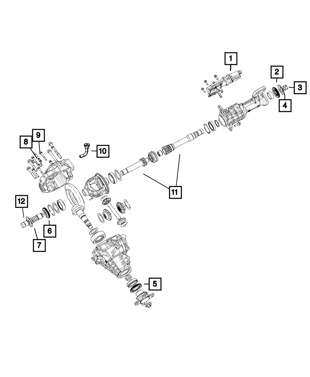 Axle Intermediate Shaft - Mopar (68567787AB) - view 4