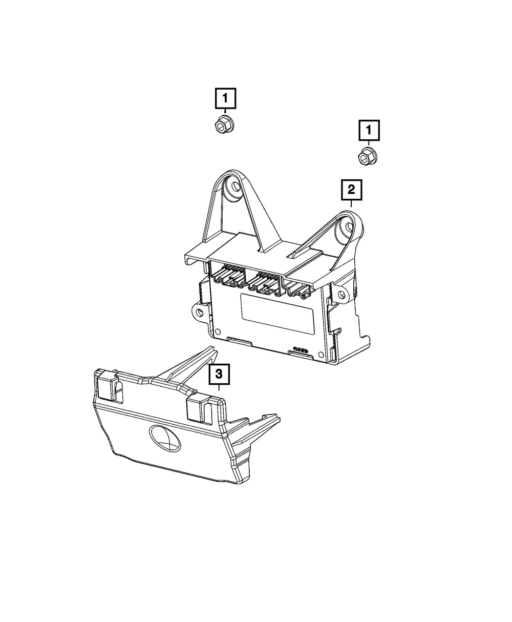 Transfer Case Control Module - Mopar (68568677AC)