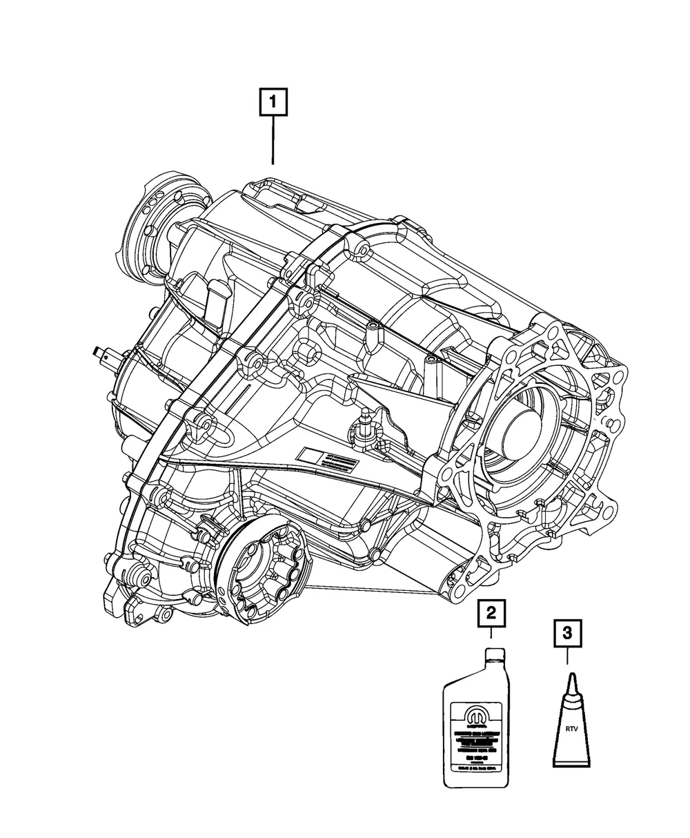 Transfer Case - Mopar (68572743AC)