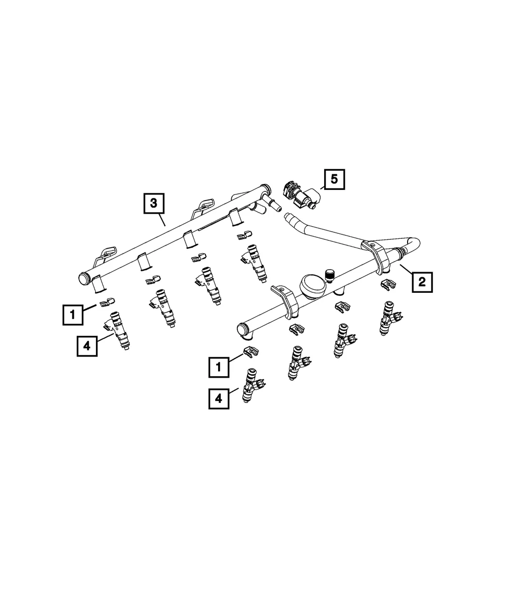 Fuel Injector - Mopar (68593181AA) - view 4