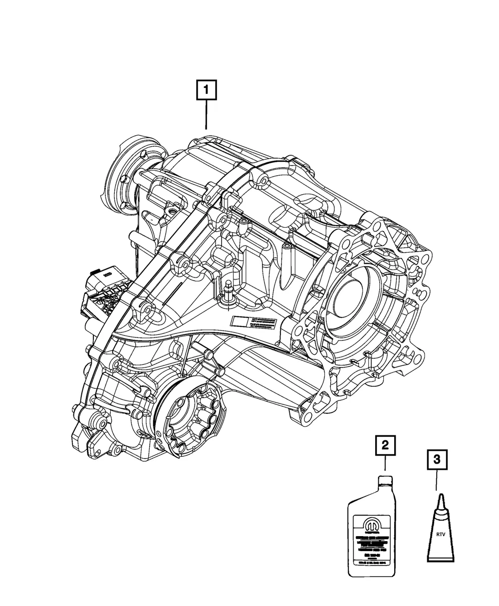Transfer Case - Mopar (68593801AD)
