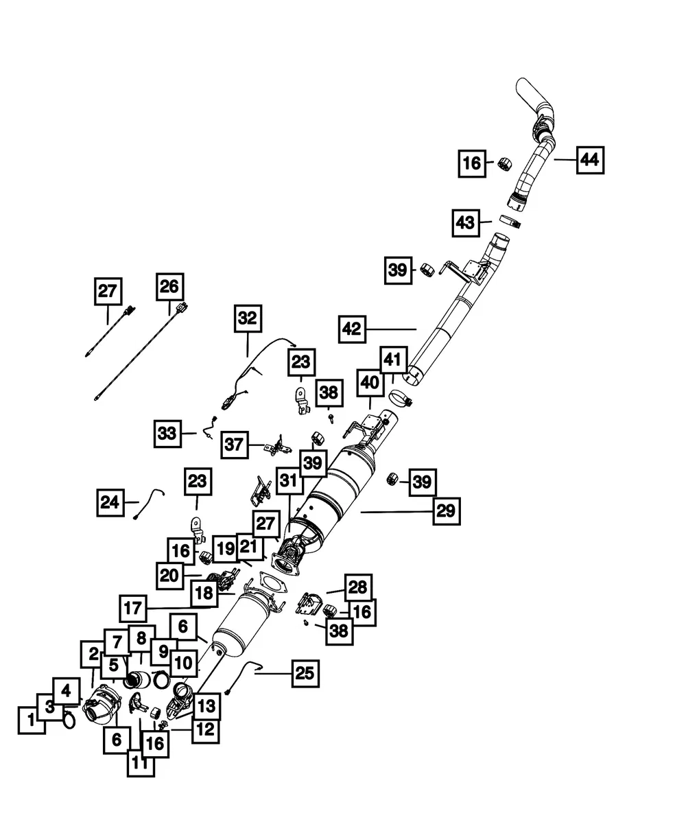 Differential Pressure Sensor - Mopar (68593987AA) - view 3