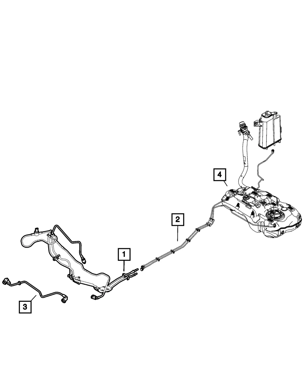 Fuel Line Bundle - Mopar (68599204aa)