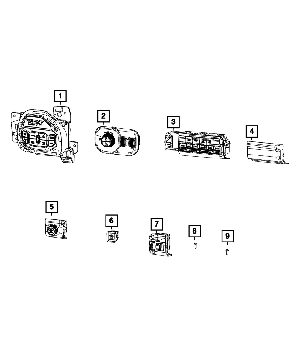 Transfer Case Switch - Mopar (68601074AB)