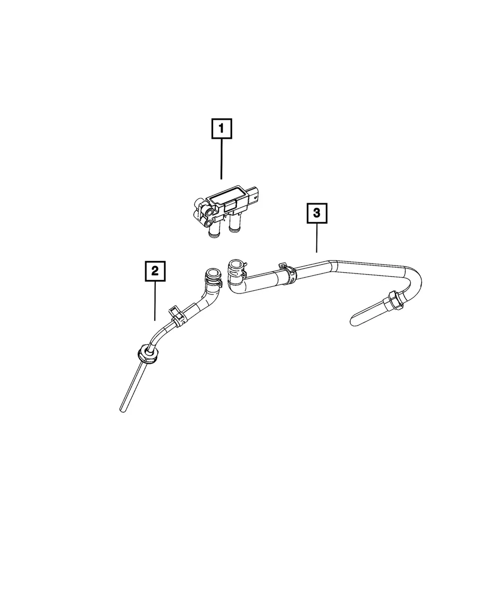 Differential Pressure Sensor - Mopar (68602149AA) - view 4