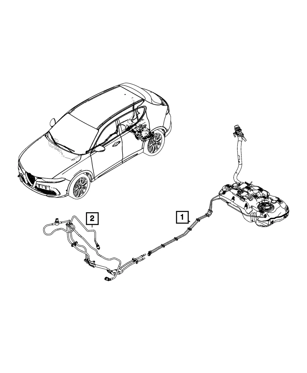 Fuel Line Bundle - Mopar (68607229aa)