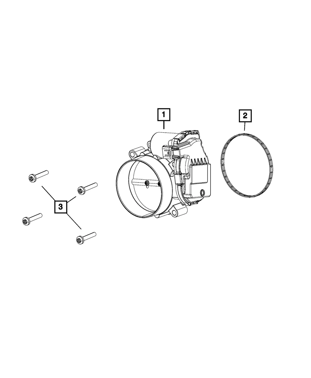 Throttle Body To Intake Seal - Mopar (68608720AA)