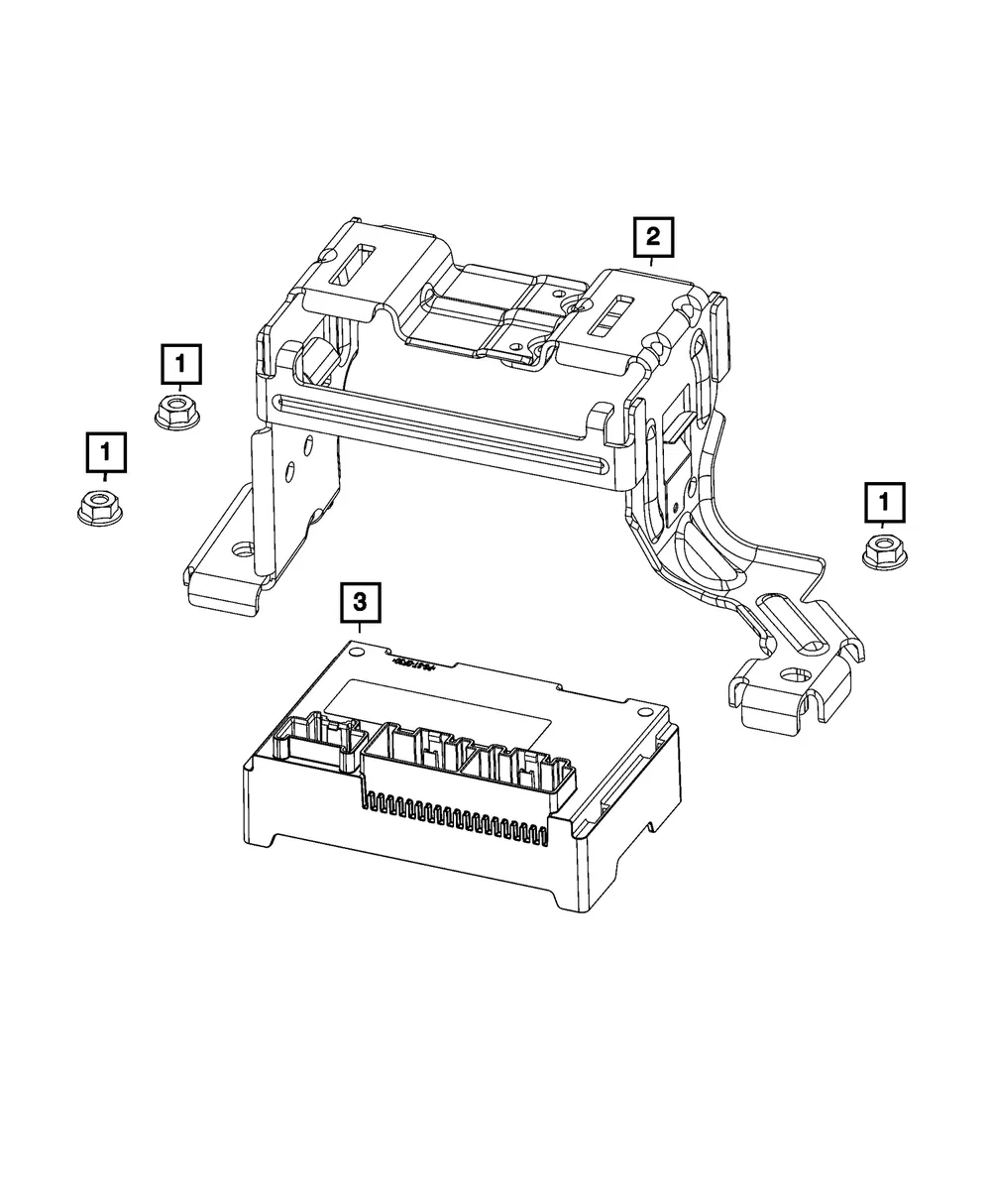 Transfer Case Control Module - Mopar (68611938AA)