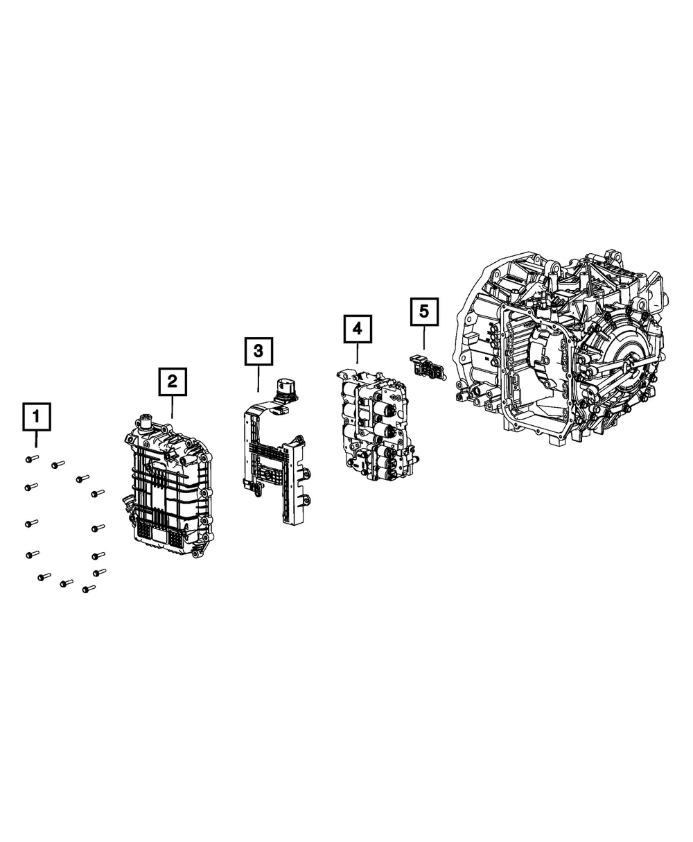 Transmission Output Speed Sensor - Mopar (68618532aa)
